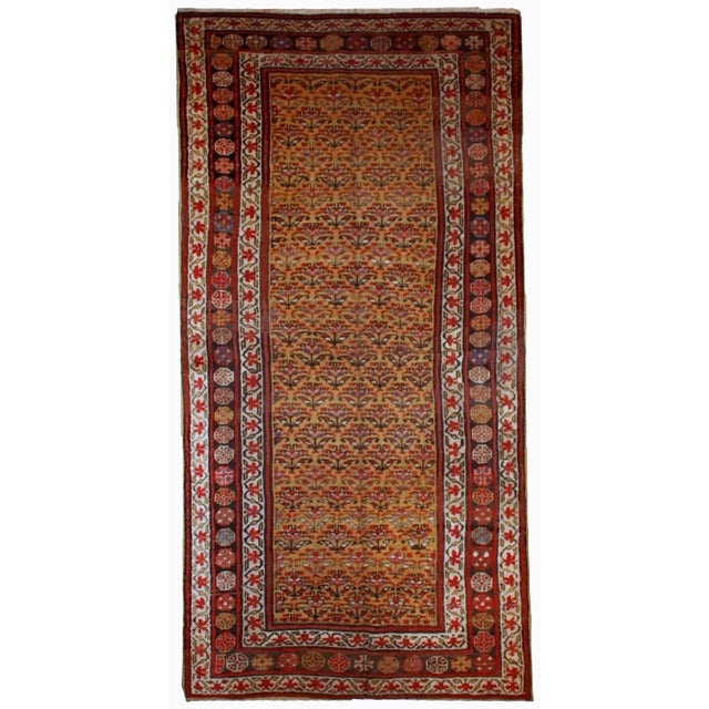 Textile 1880s Hand Made Antique Persian Kurdish Rug For Sale - Image 7 of 7