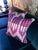 Pair of 20" Custom Pillows in Schumacher Bukhara Ikat Fuchsia, Pattern 176082 For Sale - Image 18 of 18