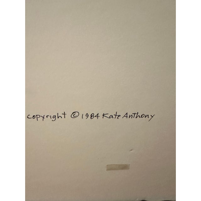 This 1984 Sumi painting by Seattle Artist Kate Anthony is titled “Black Dragon”. The artist is known for her expressive...