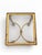 Vintage Hollywood Regency Gilt Rope & Tassel Glass Drinks Table For Sale In Boston - Image 6 of 10