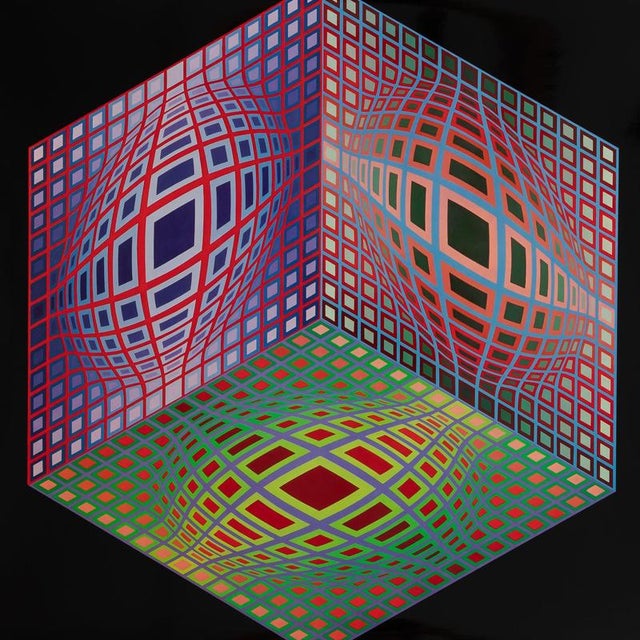 2000 - 2009 Victor Vasarely, TEST 2, Photogravure For Sale - Image 5 of 5