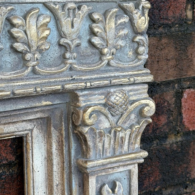 Mid-Century Gustavian Style Newly Painted Overmantel Mirror, in the Style of Maitland-Smith For Sale - Image 12 of 12