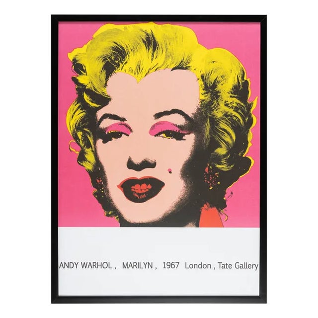 Warhol's Monroe Exhibition Plaque For Sale