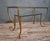 Brass and Engraved Glass Coffee Table in the style of Mjansen, 1970s For Sale - Image 6 of 8