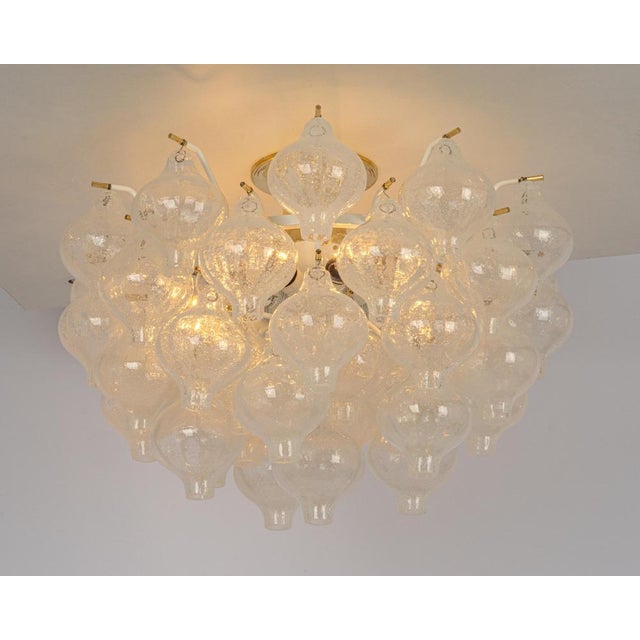 Large Glass Flush Mount by Kalmar, Austria, 1960s For Sale - Image 6 of 15