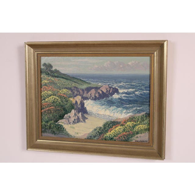 Impressionist Painting Titled "Carmel by the Sea" by Carl Sammons (1883-1968) For Sale - Image 3 of 12