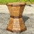 Boho Chic Boho Style Tessellated Coconut Shell Table Pedestal For Sale - Image 3 of 6