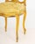 Early 20th Century Rococo Revival Yellow Damask Giltwood Side Chair For Sale - Image 5 of 7