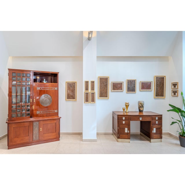 Art Nouveau Secessionist Panels Demeter by Georg Klimt, 1900s For Sale - Image 3 of 5