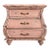 Hand-Painted French Provincial Style Blush Pink Distressed Chest / Nightstand – 3 Drawers Category: For Sale