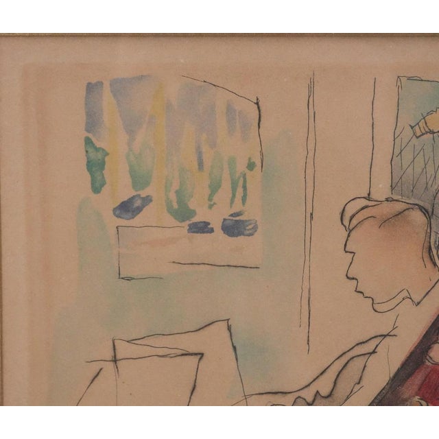 Jacques Villon, The Cellist, Original Signed Engraving For Sale - Image 5 of 8