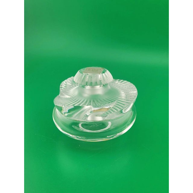 New Lalique Crystal Baptiste Perfume Bottle Made in France Sticker Paris. For Sale In Houston - Image 6 of 12