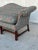 William Morris - Style Fabric Mid Century Down Chinese Chippendale Camelback Settee Sofa Couch Georgian Design For Sale - Image 17 of 18