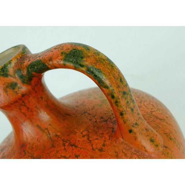 German Ceramic Vulcano Vase by Kurt Tschörner for Ruscha, 1960s For Sale - Image 6 of 10