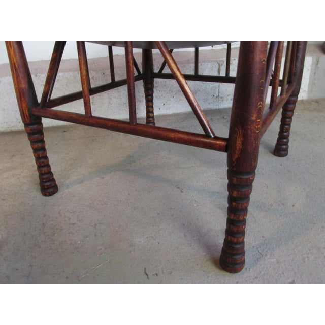 1920s English Egyptian Revival Style Thebes Stool Circa 1920 For Sale - Image 5 of 9