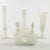 Mid-Century Italian Glass Toilet Set by Stelvia for Empoli, 1950s, Set of 5 For Sale - Image 9 of 9