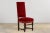 Antique French Louis XIII Style Maple Dining Chairs in Red Velvet - Set of 10 For Sale - Image 9 of 18