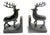 Mid-Century Modern Bookend Pair – Midwest of Cannon Falls Cast Metal Lodge-Style Stag Deer 1970s For Sale - Image 3 of 14