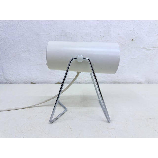 Space Age Minimalist Cylindrical Table Lamps, 1960s, Set of 2 For Sale - Image 4 of 13