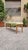 Bench with Straight Light Wood Legs and Green Fabric Seat, 1950s For Sale - Image 10 of 13