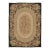 Antique Hooked Floral Wreath Medallion Wool Rug by Rug & Kilim, Usa, 1920–1929 For Sale