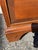 Brown Vintage Console Media Cabinet Wood Entry Bench Mid Century Modern Storage For Sale - Image 8 of 10