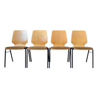 Mid-Century Scandinavian Dining Chairs from Hiller, Set of 4 For Sale