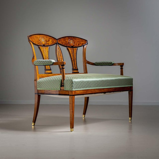 19th Century Empire Bench, Vienna For Sale - Image 9 of 9