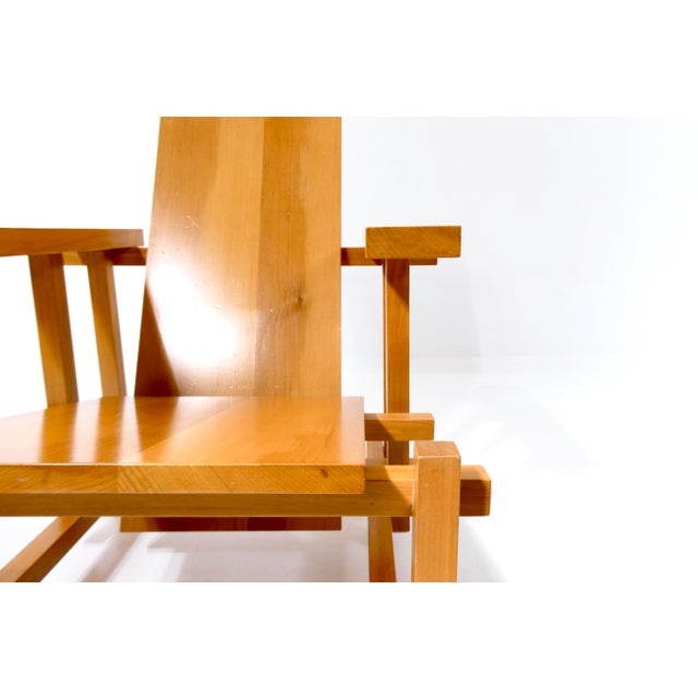 Vintage Dutch Armchair from Gerrit Rietfeld, 1980s For Sale - Image 12 of 18