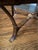 English Vintage Table-Rare & Beautiful Equestrian Iron & Glass Side Table Adnet / Hermès Style Bridle Base For Sale - Image 3 of 4