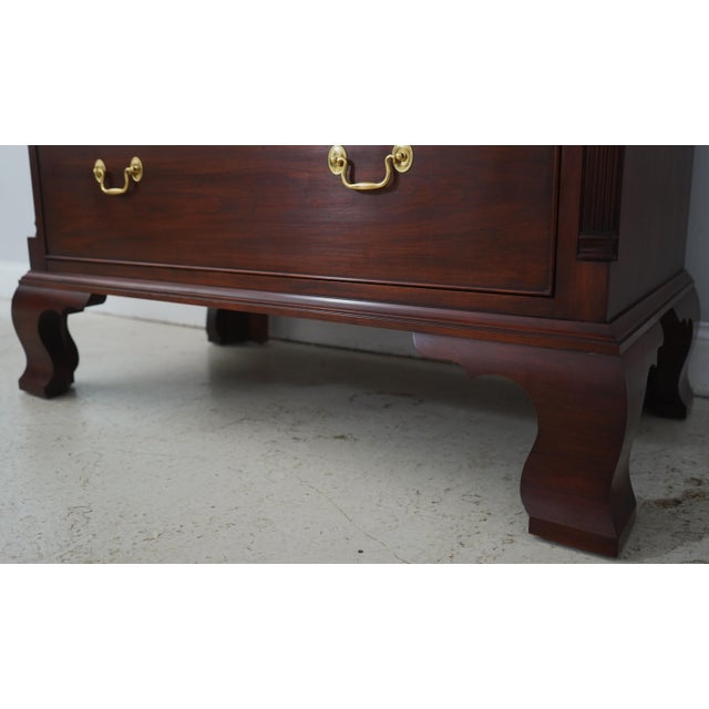 Henkel Harris Cherry 9 Drawer Tall Chest For Sale - Image 9 of 15