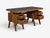 Wood Pierre Jeanneret, Rare Writing Desk, Teak, Leatherette, Chandigarh, India, 1960s For Sale - Image 7 of 14