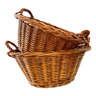 French Baskets, Pair For Sale