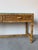 Vintage Palm Beach Regency Coastal Rattan Console Table With Glass Top/ Sold For Sale - Image 10 of 12