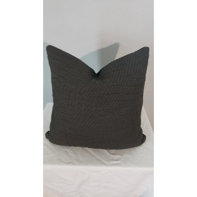 Kvadrat Apparel Color 0973 Fabric Pillow Cover For Sale - Image 4 of 4