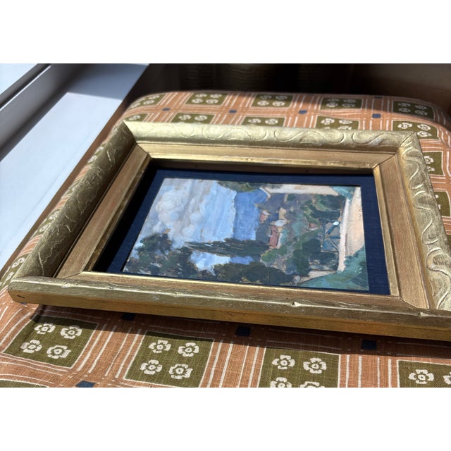 Painted circa 1950 by French post-impressionist painter Y Bouchon on in gouache artist’s paper. The color is terrific and...