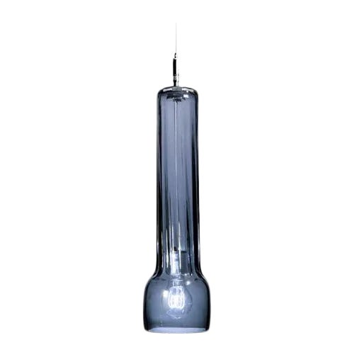 Beam Pendant Light from the Flashlight Collection in Steel Blue For Sale