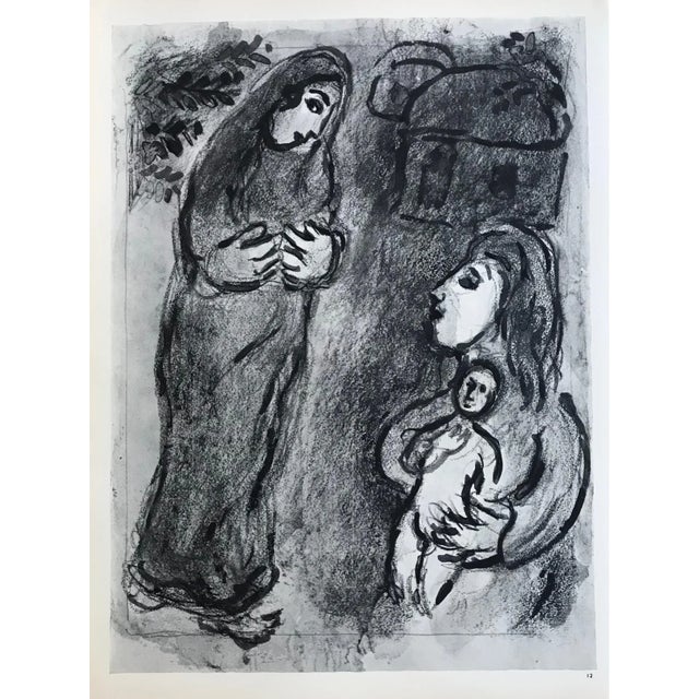 Title: Hagar Driving Out Artist: Marc Chagall Country: Russia Medium: Heliogravure P12 Marks: Not signed nor numbered...