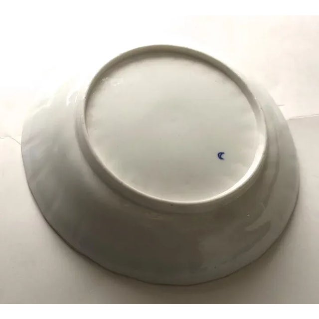 18th Century English Cups & Saucers by Bow - 8 Pieces For Sale - Image 4 of 7