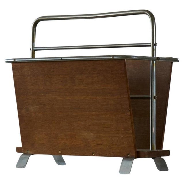 Vintage Dutch Magazine Rack, 1940s For Sale - Image 10 of 10