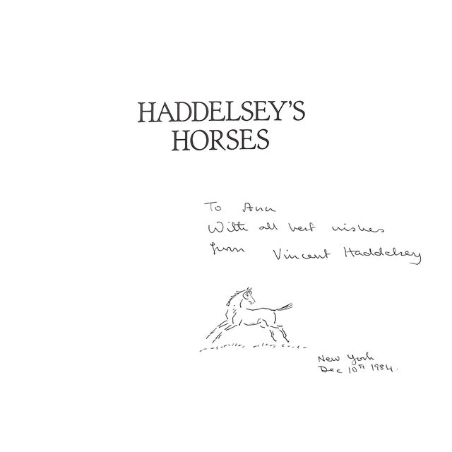 SILVER, Caroline [text by] HADDELSEY, Vincent [paintings by] Inscribed on half-title page w/ pen & ink horse remarque...
