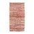 Vintage Mid-Century Moroccan Berber Transitional Red and Beige Wool Rug For Sale
