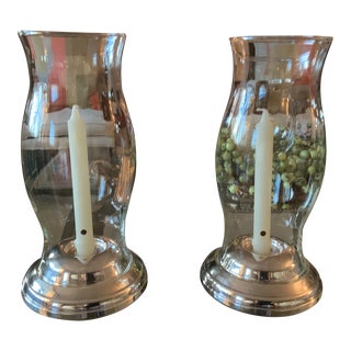 1980s Hurricanes With Silver Base-A Pair For Sale