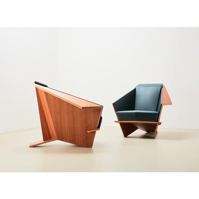 Lounge Chairs by Frank Lloyd Wright for Cassina, Set of 2 For Sale - Image 6 of 15