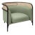Targa Green Lounge Chair For Sale - Image 4 of 4
