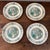 Antique 1800s English Wedgwood Cyclamen plates - Set of 4