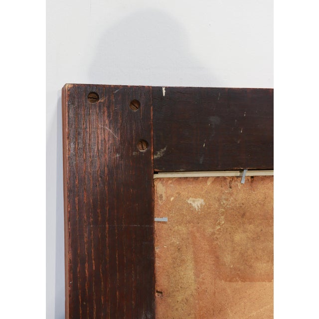 Wood Large Roycrofters American Arts & Crafts Quarter Sawn Oak Picture/Mirror Frame For Sale - Image 7 of 7