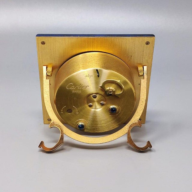 1980s Vintage Pendulette Alarm Clock from Cartier, 1980s For Sale - Image 5 of 11