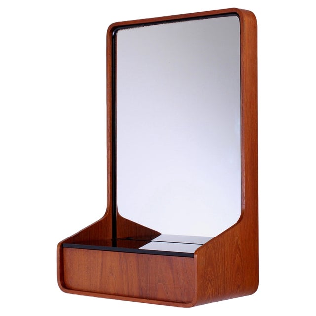 Teak Euroika Mirror Console by Friso Kramer for Auping, 1960s For Sale