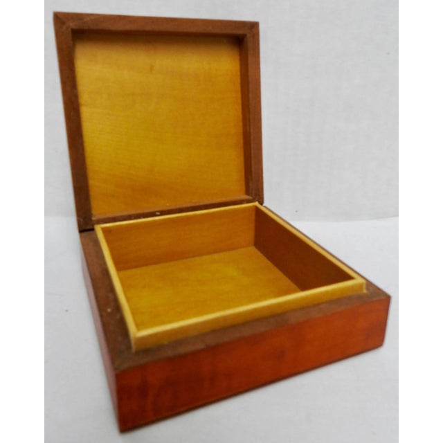 1970s Hand-Carved Wooden Box From Poland For Sale - Image 5 of 8